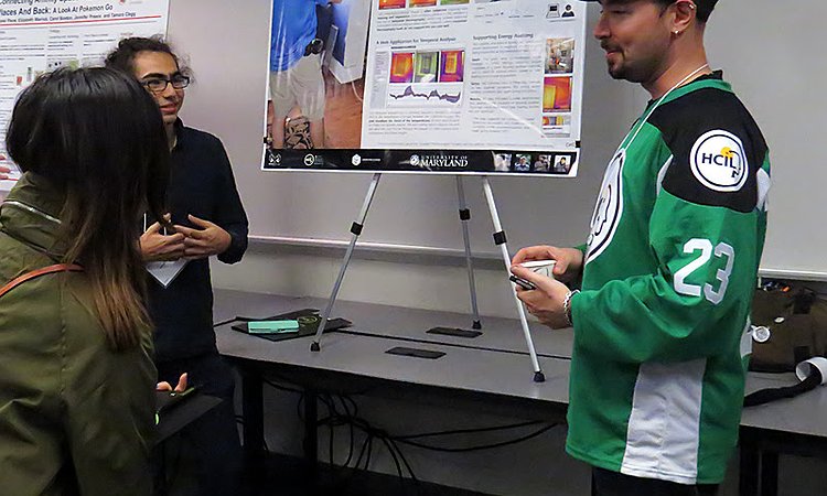 Presenting Temporal Thermography Work at HCIL Symposium