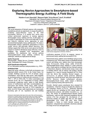 Thumbnail for: Exploring Novice Approaches to Smartphone-based Thermographic Energy Auditing: A Field Study