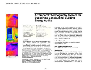 Thumbnail for: A Temporal Thermography System for Supporting Longitudinal Building Energy Audits