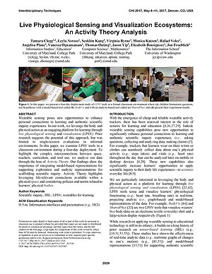 Thumbnail for: Live Physiological Sensing and Visualization Ecosystems: An Activity Theory Analysis